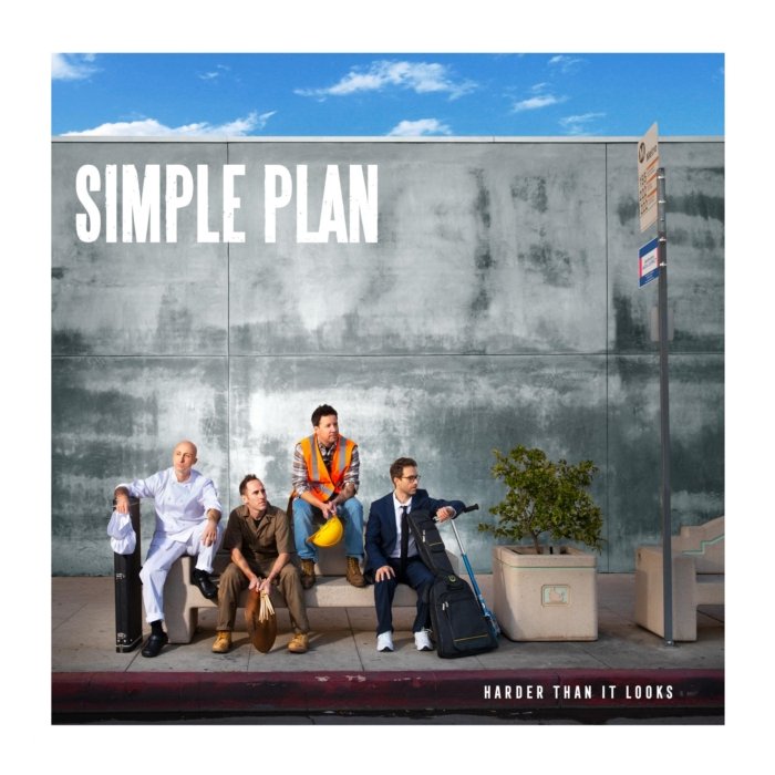 SIMPLE PLAN - HARDER THAN IT LOOKS (BLUE MARBLE VINYL)