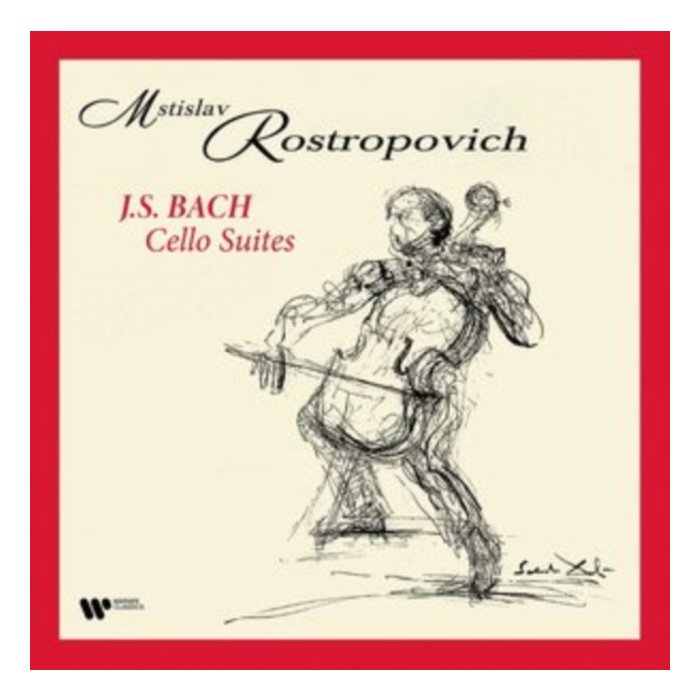 MSTISLAV ROSTROPOVICH - BACH CELLO SUITES (4LP/180G/IMPORT)