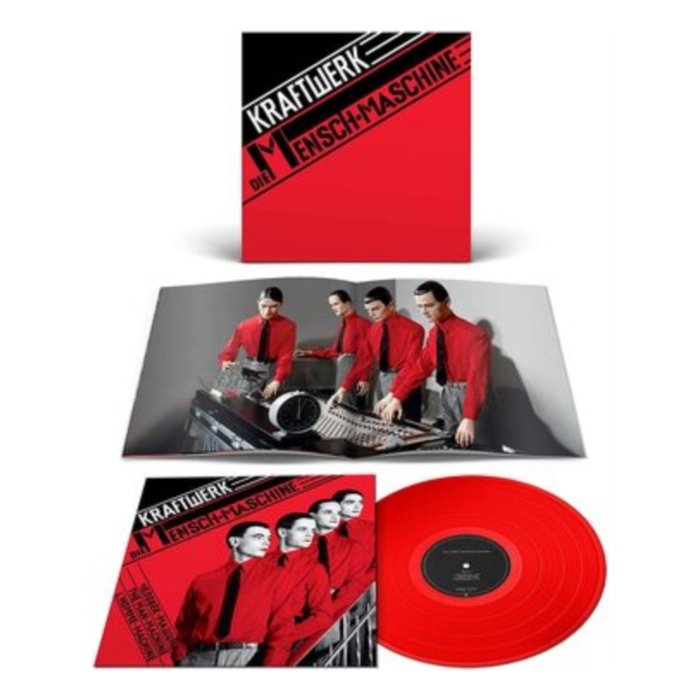 KRAFTWERK - DIE MENSCH MASCHINE (GERMAN VERSION/180G/RED TRANSLUCENT VINYL)