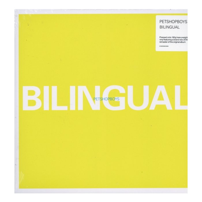 PET SHOP BOYS - BILINGUAL (2018 REMASTERED VERSION) (LP)