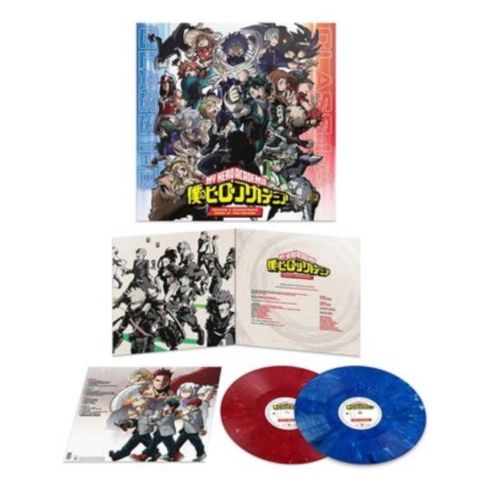 YUKI HAYASHI - MY HERO ACADEMIA: SEASON 5 OST (2LP/1-OPAQUE BLUE MARBLE/2-OPAQUE RED MABLE VINYL)