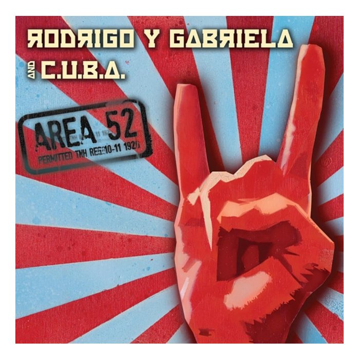 RODRIGO Y GABRIELA; C.U.B.A - AREA 52 (RED/BLUE SPLATTER VINYL/2LP)