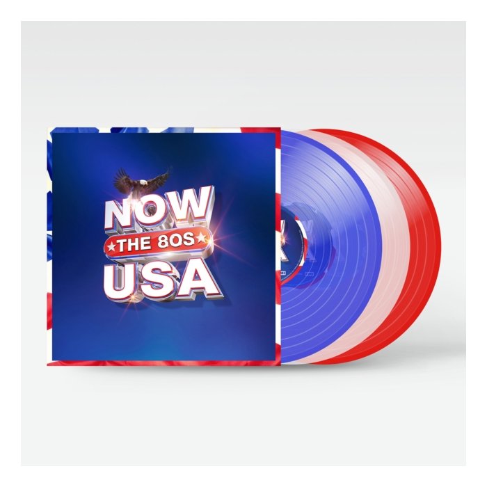 VARIOUS ARTISTS - NOW! THAT'S WHAT I CALL USA: THE 80'S (3LP/RED/WHITE & BLUE VINYL)