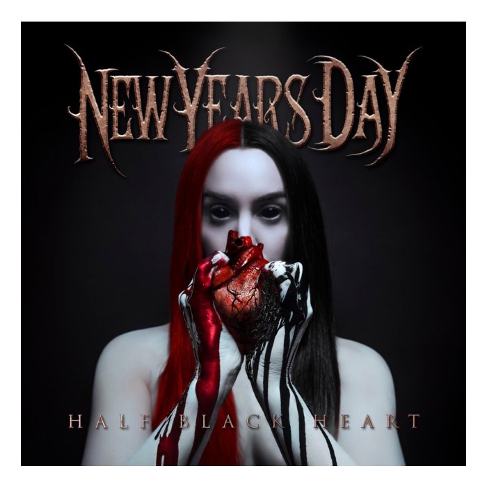 NEW YEARS DAY - HALF BLACK HEART (SILVER VINYL)