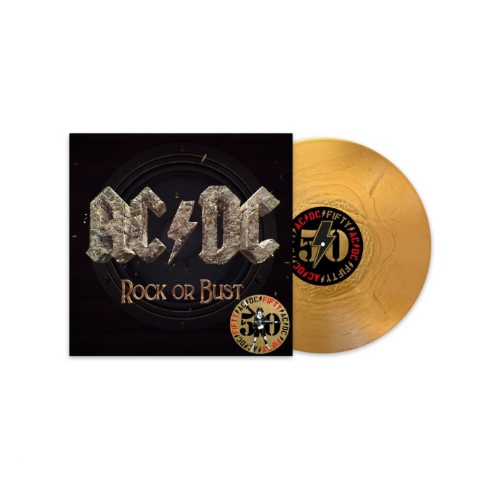 AC/DC - ROCK OR BUST (50TH ANNIVERSARY/GOLD COLOR VINYL)