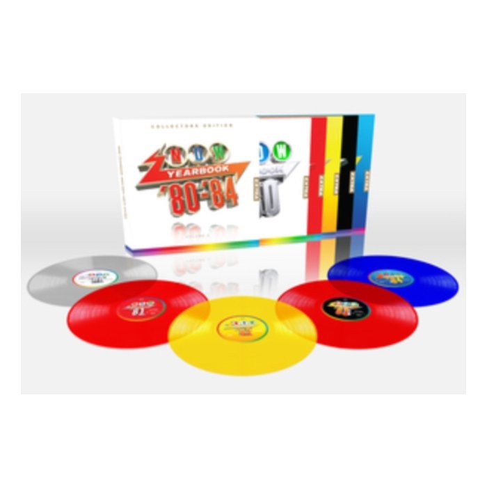 VARIOUS ARTISTS - NOW YEARBOOK 1980-1984 (COLOURED VINYL/5LP)