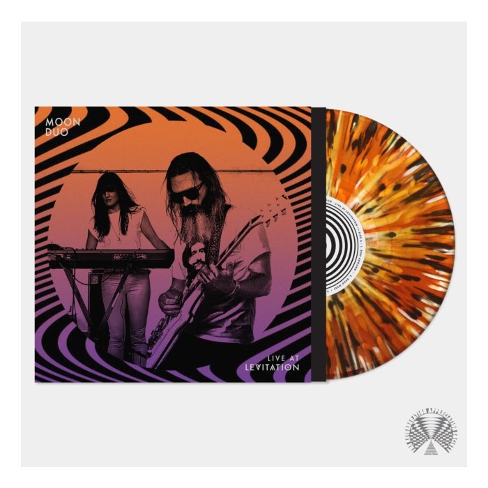 MOON DUO - LIVE AT LEVITATION (ORANGE CRUSH W/ HEAVY BONE & BLACK SPLATTER VINYL) (I)