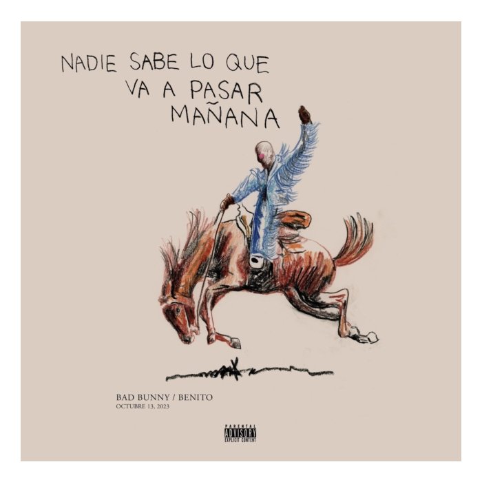 BAD BUNNY - NADIE SABE LO QUE VA A PASAR MANANA (2LP/BLUE VINYL)