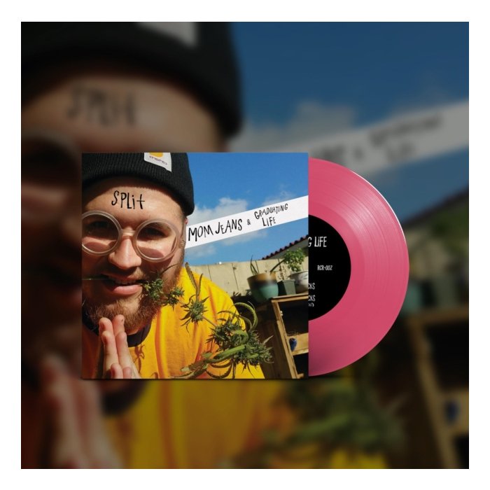 MOM JEANS. - MOM JEANS./GRADUATING LIFE - SPLIT (HOT PINK VINYL)