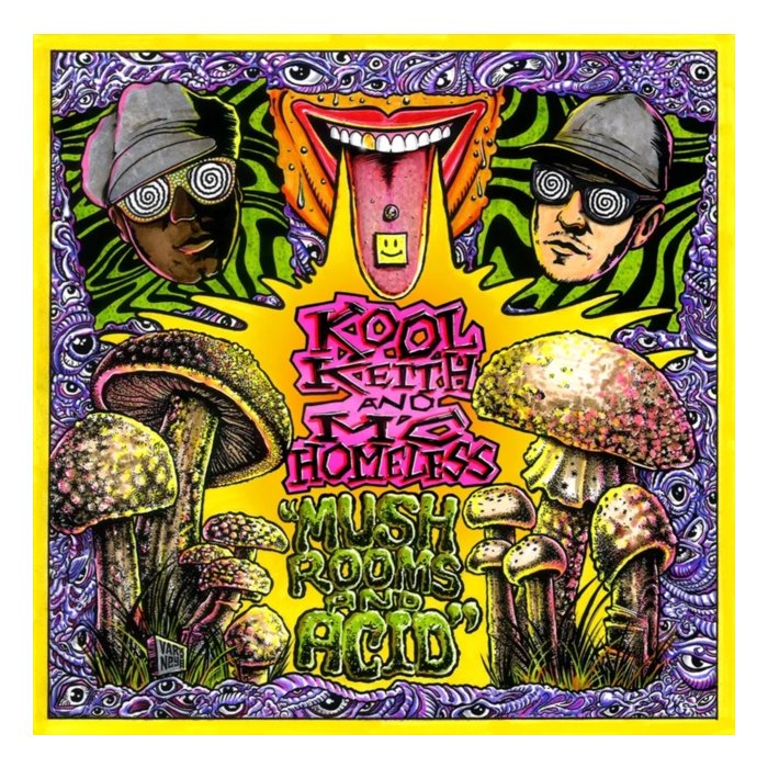 KOOL KEITH & MC HOMELESS - MUSHROOMS & ACID (ECO-MIX COLOR VINYL) (RSD)