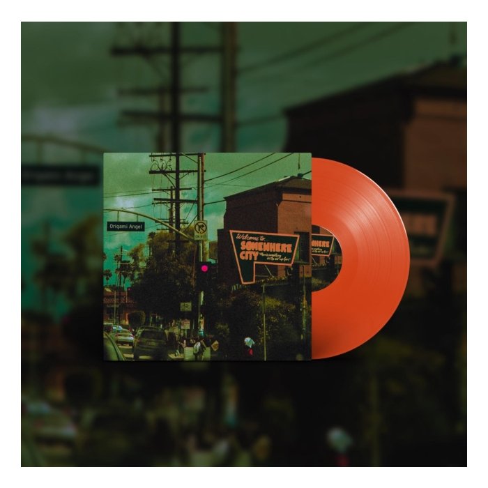 ORIGAMI ANGEL - SOMEWHERE CITY (NEON ORANGE VINYL)