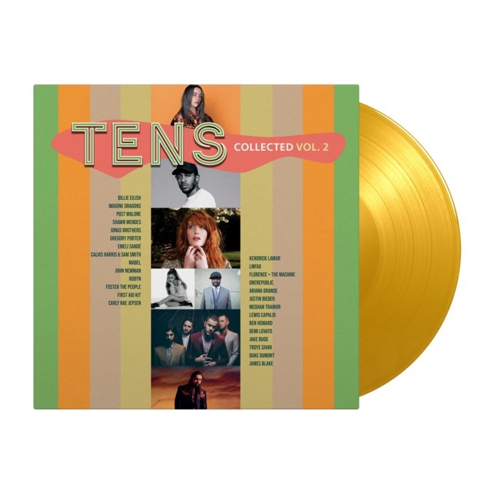 VARIOUS ARTISTS - TENS COLLECTED: VOL. 2 (2LP/LIMITED/YELLOW VINYL/180G/INSERT/NUMBERED)