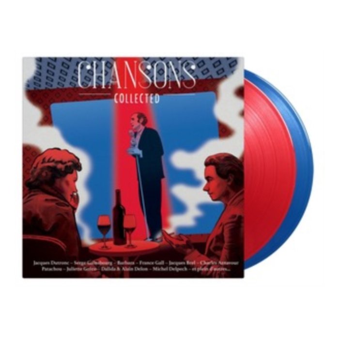 VARIOUS ARTISTS - CHANSONS COLLECTED (LIMITED/1 RED & 1 BLUE VINYL/180G/2LP)