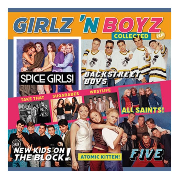 VARIOUS ARTISTS - GIRLZ 'N BOYZ COLLECTED (2LP/BLUE & PINK VINYL/180G)