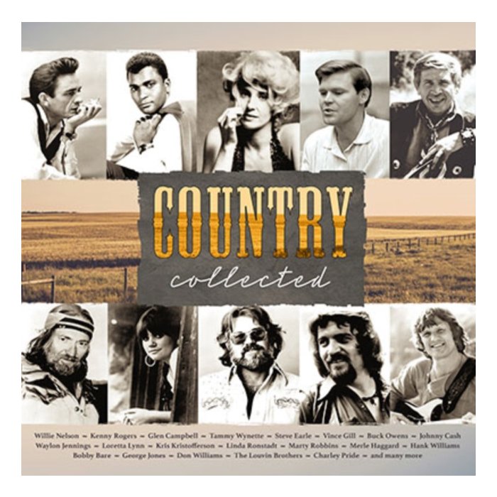 VARIOUS ARTISTS - COUNTRY COLLECTED (2LP/180G/CRYSTAL CLEAR VINYL)