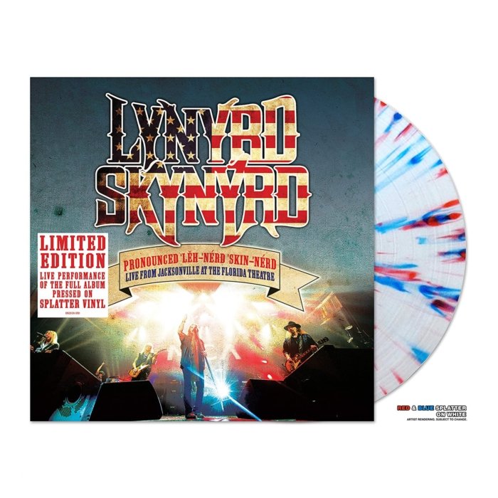 LYNYRD SKYNYRD - PRONOUNCED LEH-NERD SKIN-NERD - LIVE FROM JACKSONVILLE (RED MARBLED VINYL)