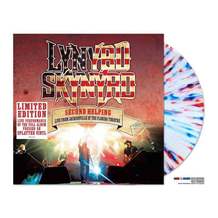 LYNYRD SKYNYRD - SECOND HELPING - LIVE FROM JACKSONVILLE AT THE FLORIDA THEATRE (BLUE MARBLED VINYL)