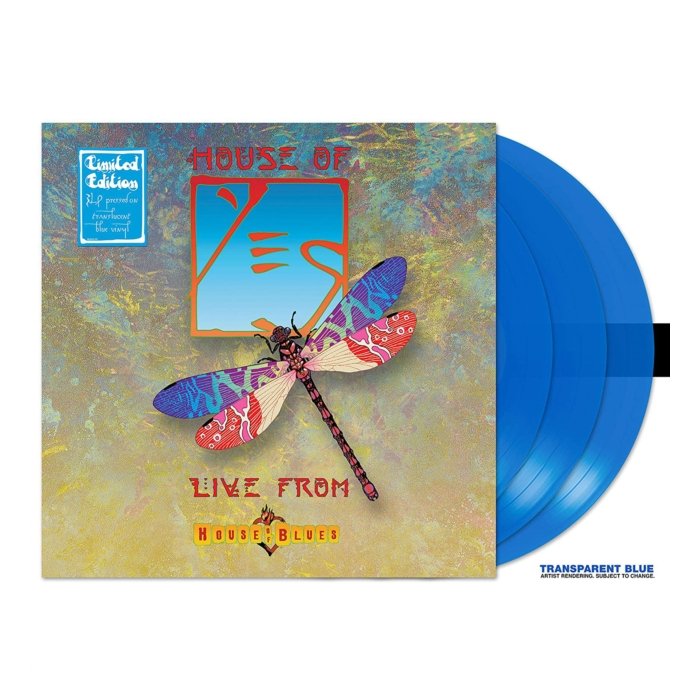 YES - HOUSE OF YES: LIVE FROM HOUSE OF BLUES (TRANSLUCENT BLUE VINYL/3LP)