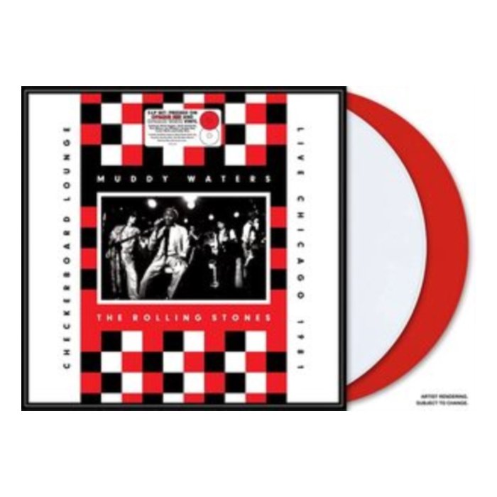 Muddy Waters; Rolling Stones - Live At Checkerboard Lounge Chicago 1981 (Opaque Red Vinyl & Opaq