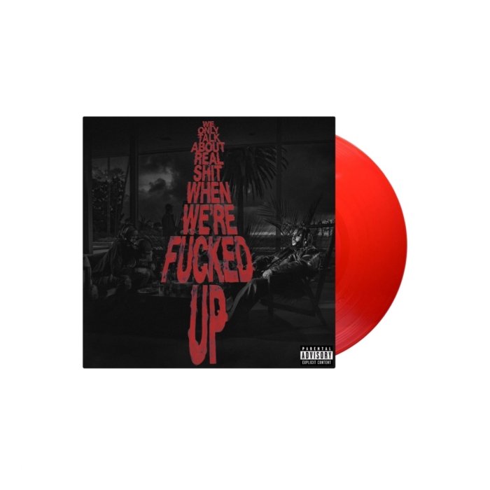 BAS - WE ONLY TALK ABOUT REAL SHIT WHEN WE'RE FUCKED UP (X) (TRANSPARENT RED VINYL/2LP)