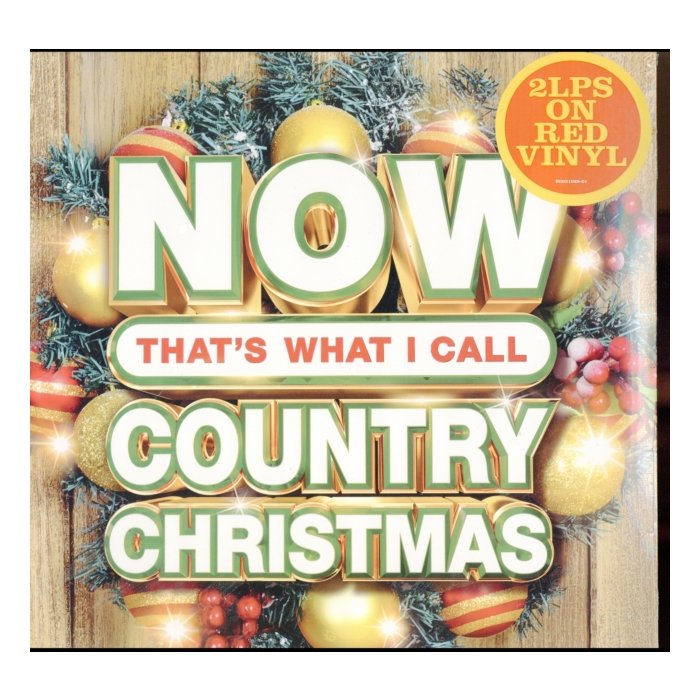 VARIOUS ARTISTS - NOW COUNTRY CHRISTMAS (2 LP)(TRANSLUCENT RED VINYL)