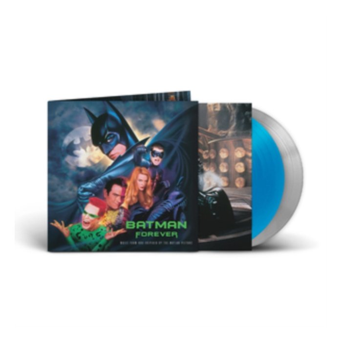 VARIOUS ARTISTS - BATMAN FOREVER - MUSIC FROM THE MOTION PICTURE (BLACK & SILVER VINYL) (I)