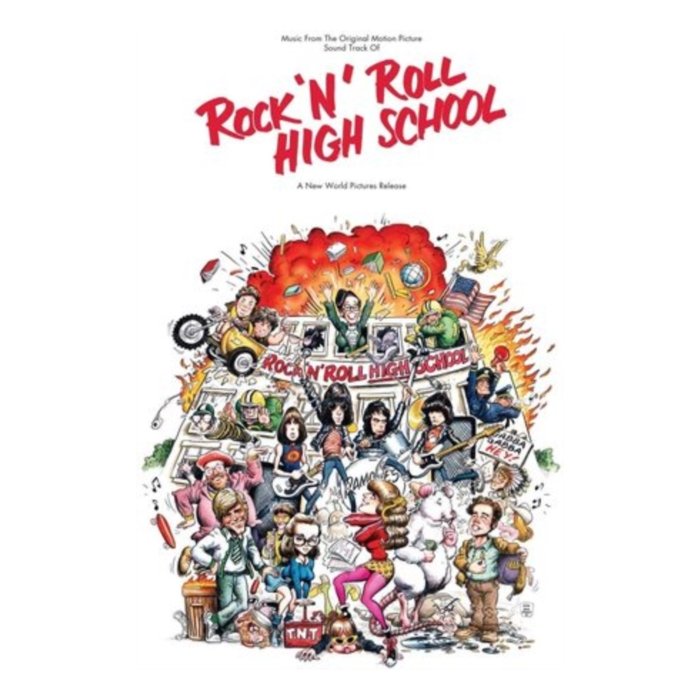 VARIOUS ARTISTS - ROCK N ROLL HIGH SCHOOL OST (TRI COLORED-RED/ORANGE/YELLOW VINYL) (ROCKTOBER)