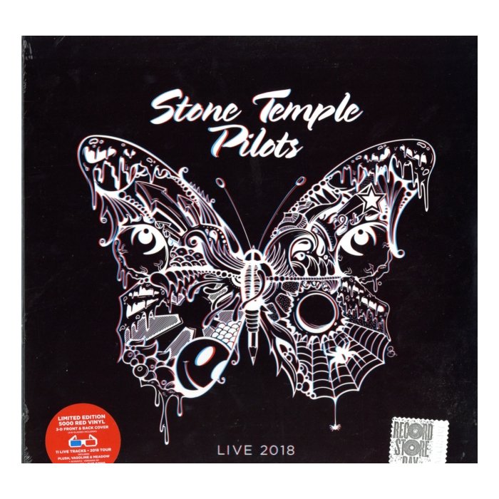 STONE TEMPLE PILOTS - LIVE 2018 (RED VINYL W/ 3D GLASSES)