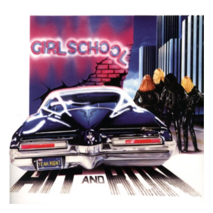 GIRLSCHOOL - HIT & RUN (MARBLE VINYL)