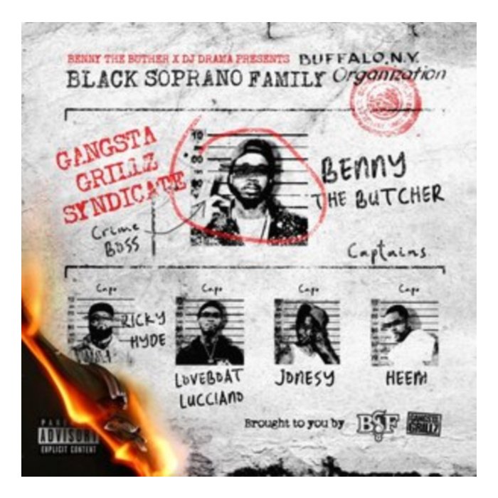 BENNY THE NUTCHER X DJ DRAMA PRESENT - BLACK SOPRANO FAMILY (RED VINYL/2LP)