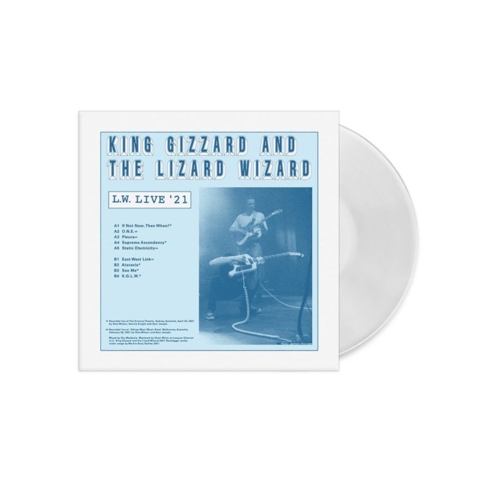 KING GIZZARD & THE LIZARD WIZARD - L.W. LIVE IN AUSTRALIA (REVERSE GROOVE ON CLEAR VINYL)