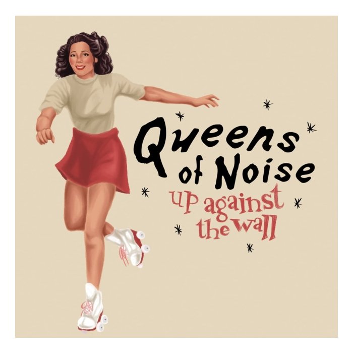 QUEENS OF NOISE - UP AGAINST THE WALL B/W VICTIMIZED (RED VINYL/LIMITED)