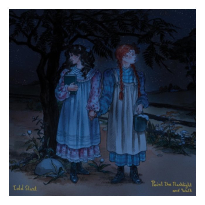 TOLD SLANT - POINT THE FLASHLIGHT & WALK (SEA BLUE VINYL/DL CARD)