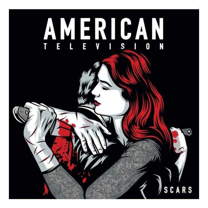 AMERICAN TELEVISION - SCARS (WHITE W/ RED SPLATTER VINYL)