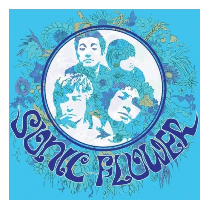 SONIC FLOWER - SONIC FLOWER (TRANSPARENT BLUE/WHITE/SOLID BLUE STRIPED VINYL)