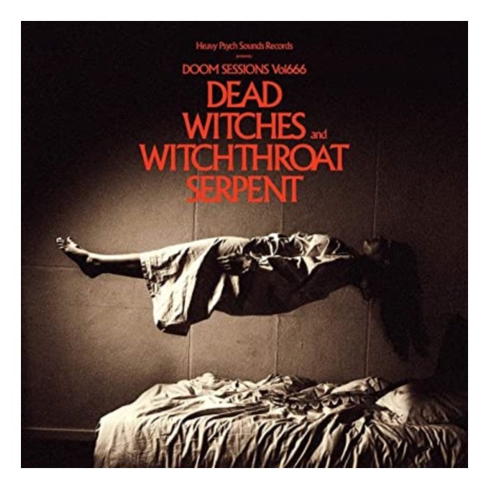 DEAD WITCHES; WITCHTHROAT SERPENT - DOOM SESSIONS VOL. 666 (CORNETTO RED TRANSPARENT WITH BLACK STRIPES VINYL)