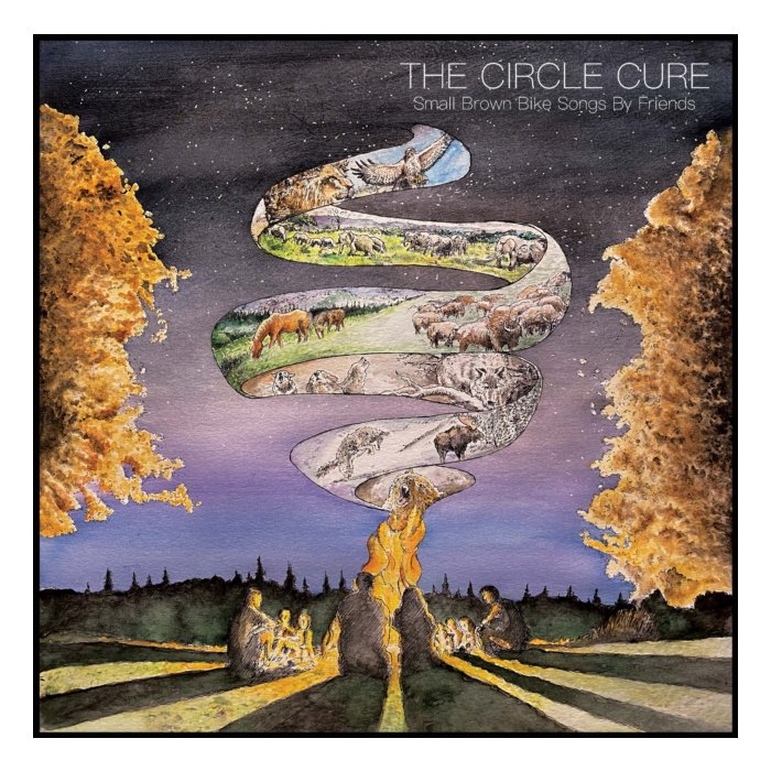 VARIOUS ARTISTS - CIRCLE CURE. SMALL BROWN BIKE SONGS BY FRIENDS (2LP)