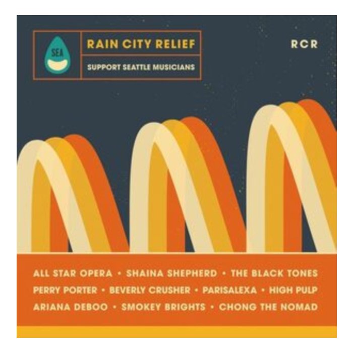 VARIOUS ARTISTS - RAIN CITY RELIEF (GREEN VINYL)