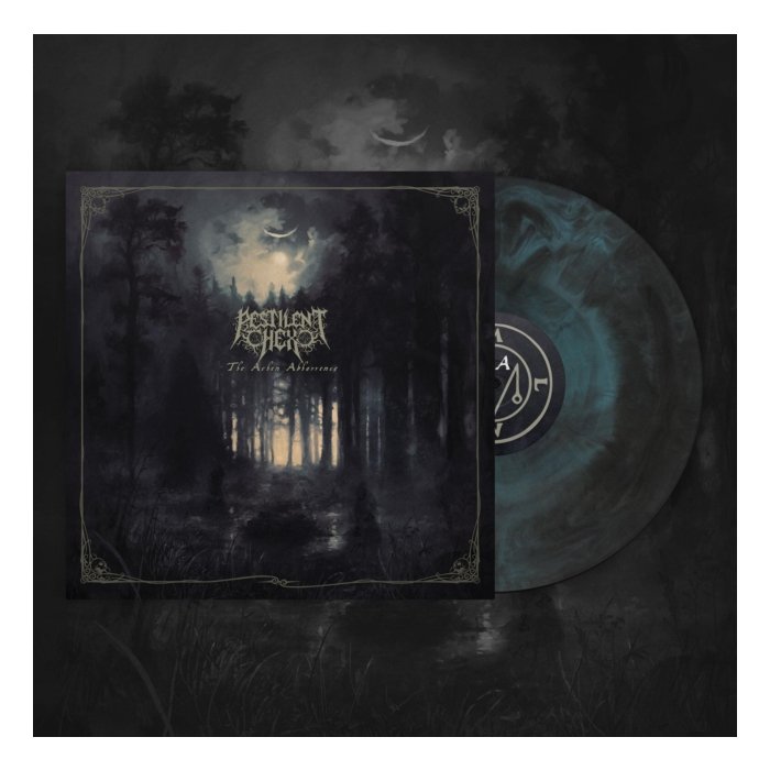 PESTILENT HEX - ASHEN ABHORRENCE  (BLACK / BLUE GALAXY EFFECT HEAVY VINYL)