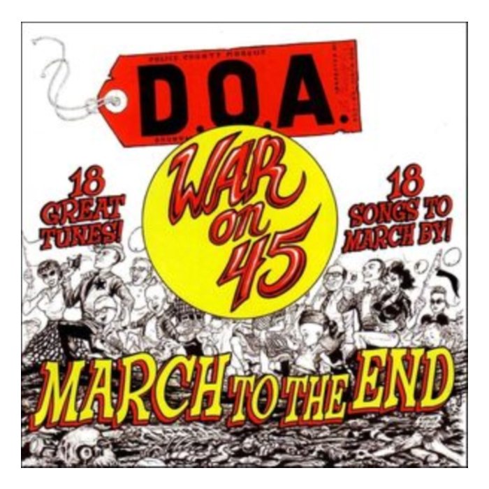 DOA - WAR ON 45 (40TH ANNIVERSARY/RED VINYL)