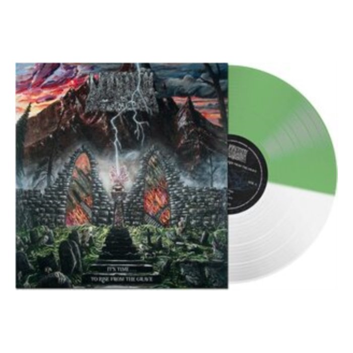 UNDEATH - IT’S TIME… TO RISE FROM THE GRAVE (CLEAR/CEMETARY MOSS VINYL)