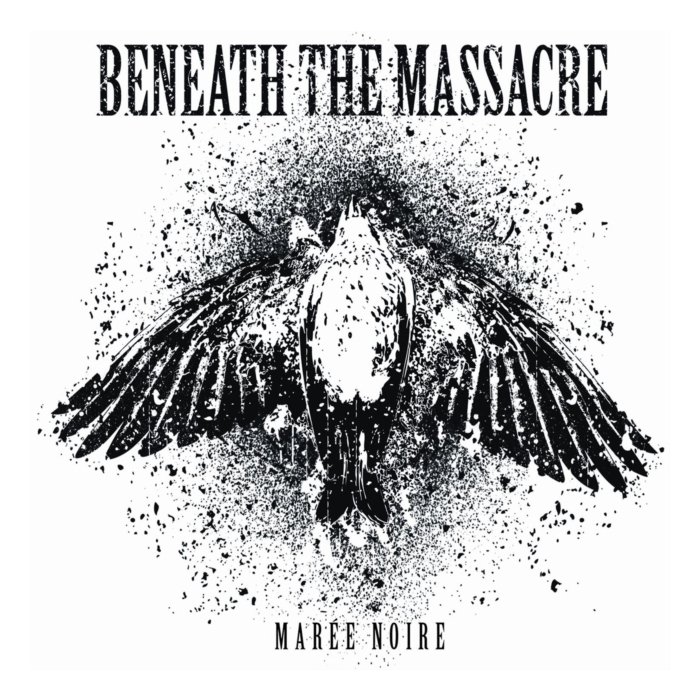 BENEATH THE MASSACRE - MAREE NOIRE (WHITE W/ BLACK SWIRL VINYL)