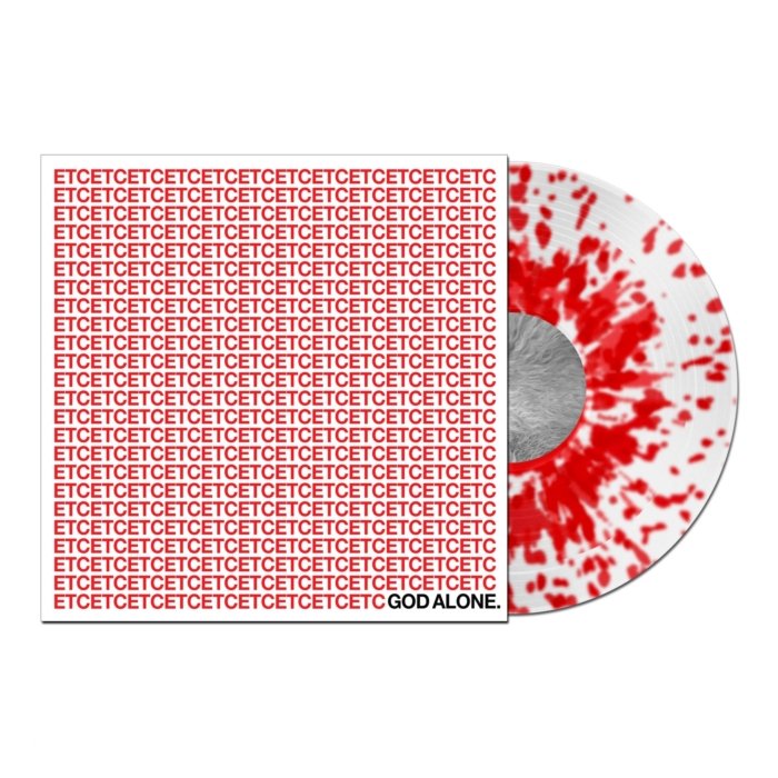 GOD ALONE - ETC (WHITE W RED SPLATTER VINYL)