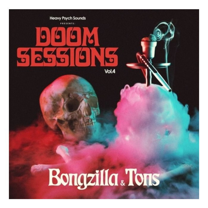 BONGZILLA / TONS - DOOM SESSIONS VOL. 4 (NEON MAGENTA/BLACK BLUE STRIPED VINYL)