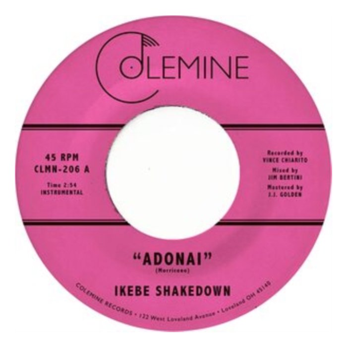 IKEBE SHAKEDOWN - ADONAI (TRANSPARENT BLUE 7INCH)