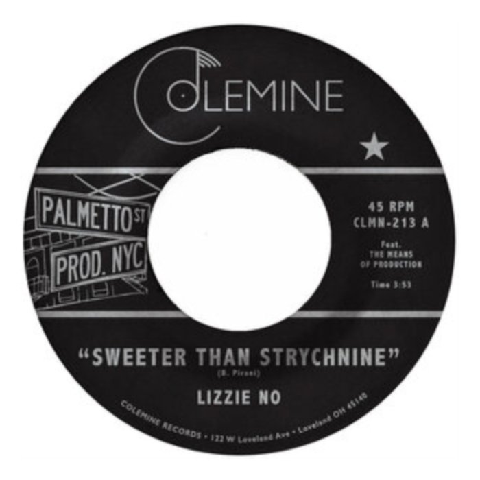 LIZZIE NO & BEN PIRANI - SWEETER THAN STRYCHNINE / STOP BOTHERING ME (OPAQUE RED 7INCH)