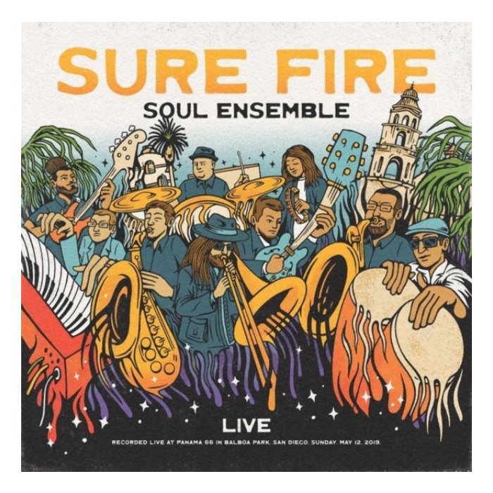 SURE FIRE SOUL ENSEMBLE - LIVE AT PANAMA 66 (CLEAR W ORANGE SWIRL VINYL)