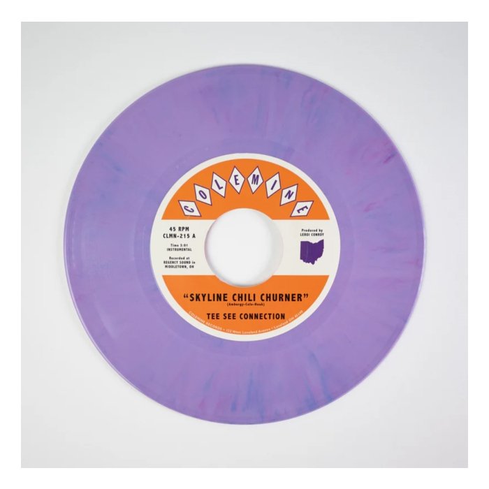 TEE SEE CONNECTION & LEROI CONROY - SKYLINE CHILI CHURNER / QUEEN CITY (PURPLE RAIN 7INCH)