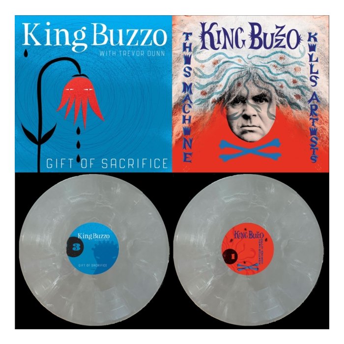 KING BUZZO - THIS MACHINE KILLS ARTISTS/GIFT OF SACRIFICE (SILVER STREAK VINYL/2LP) (I)