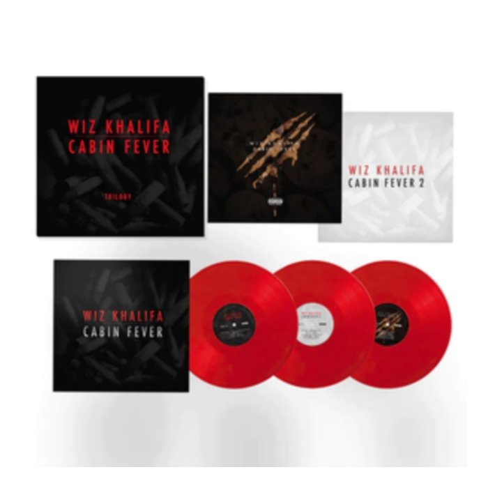 WIZ KHALIFA - CABIN FEVER TRILOGY (3LP/RED VINYL)